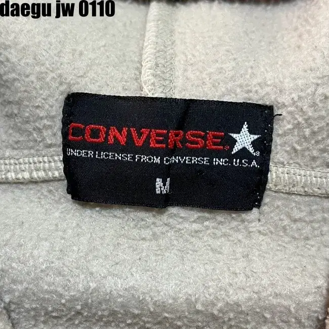 M 100-105 CONVERSE JACKET 컨버스 후리스 후드