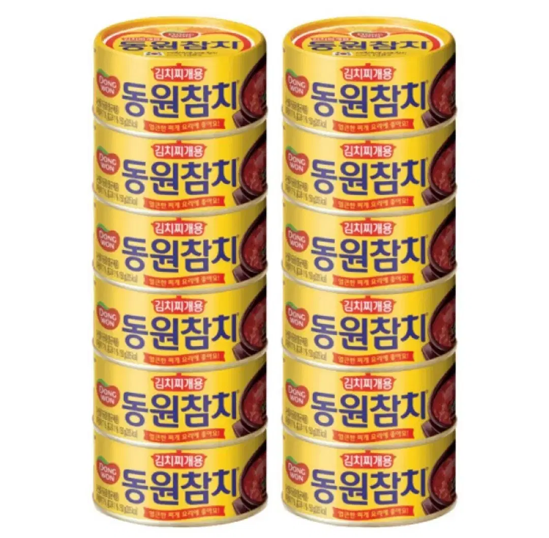 동원 김치찌개용 참치 150g 12개