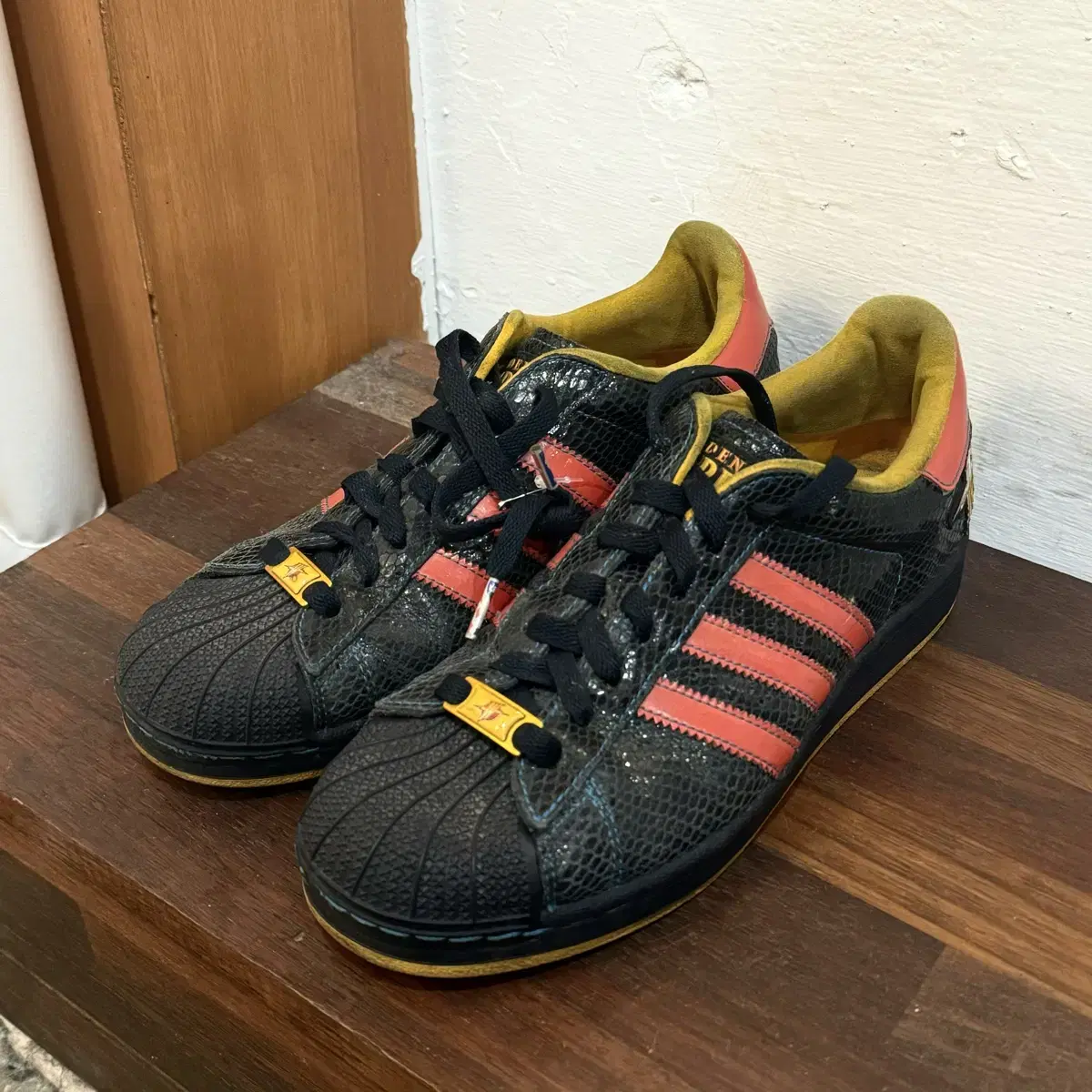 Adidas 아디다스 오리지널 빈티지 NBA 슈퍼스타 255mm