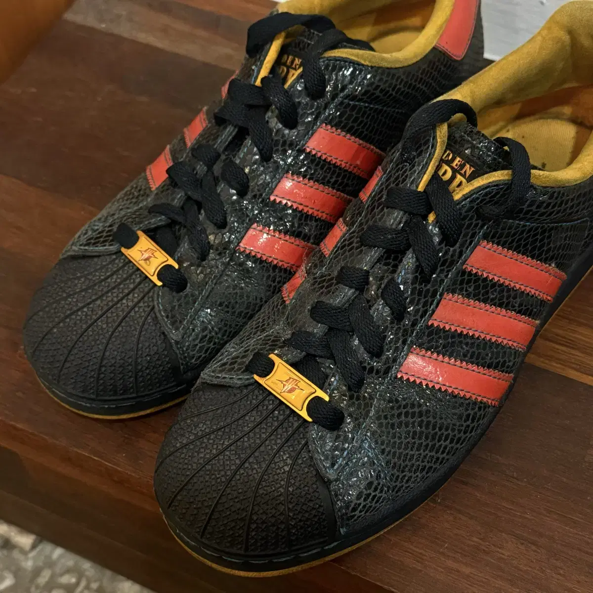 Adidas 아디다스 오리지널 빈티지 NBA 슈퍼스타 255mm