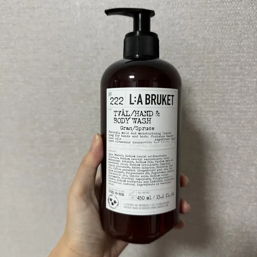 라부르켓 핸드워시 바디워시 450ml