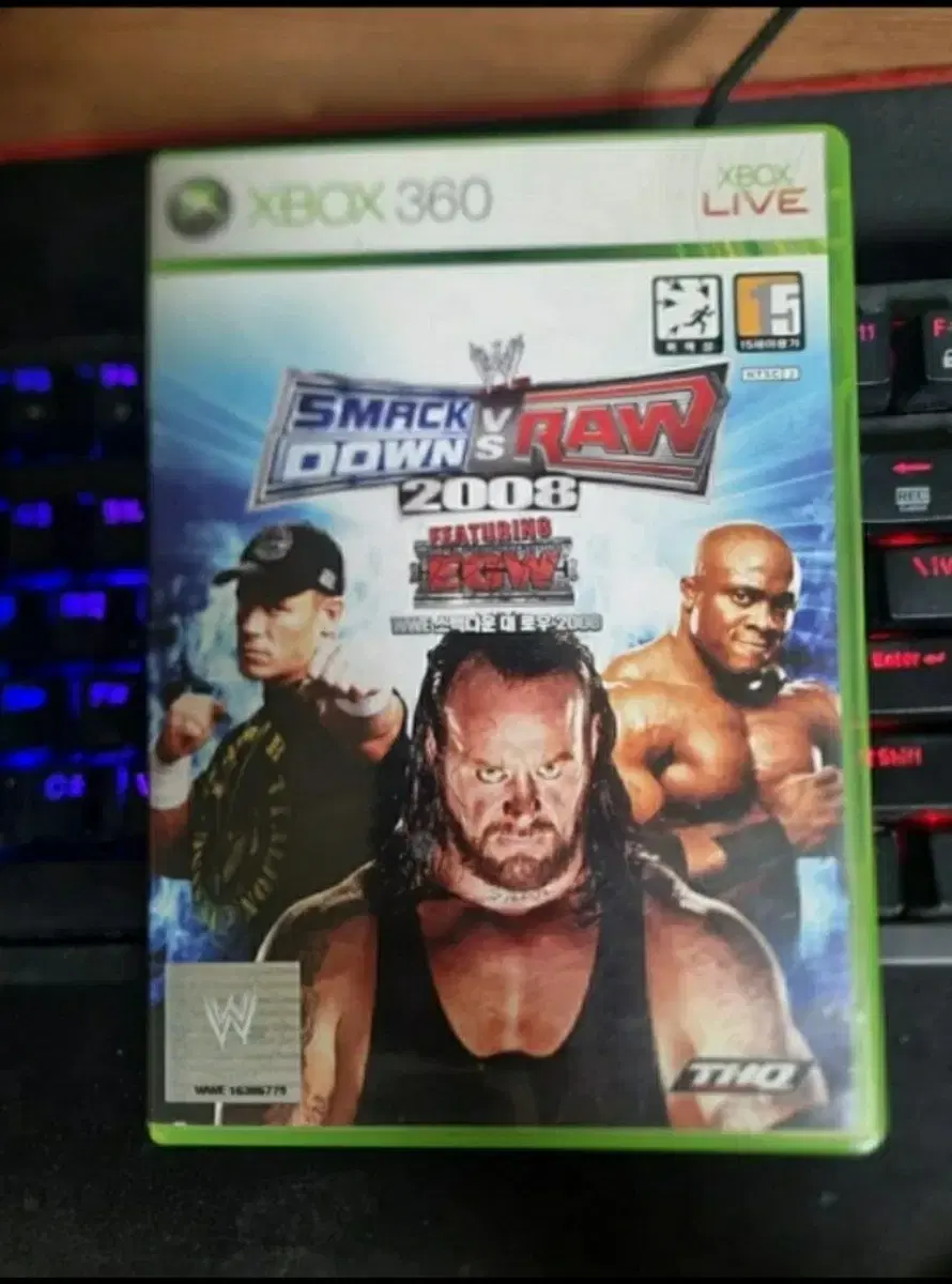 [XBOX360] WWE 스맥다운 로우 프로레슬링 게임 엑스박스 엑박