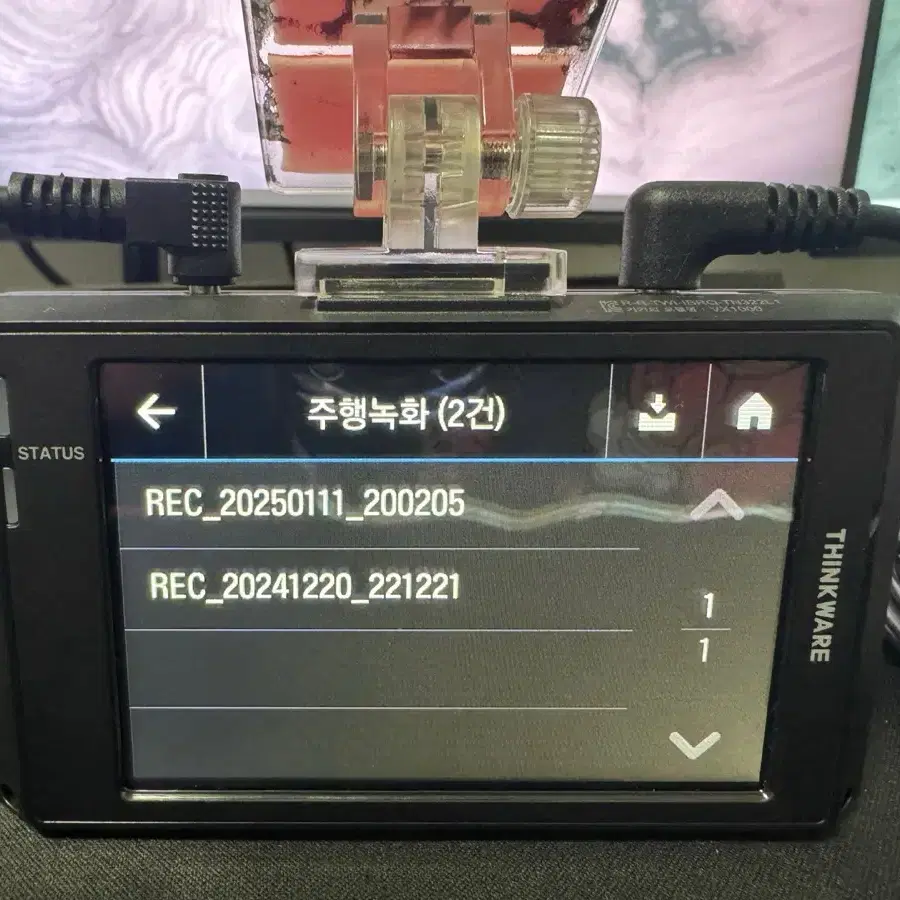 블랙박스 2채널 아이나비 VX1000 QHD 32GB 팝니다. 9731B