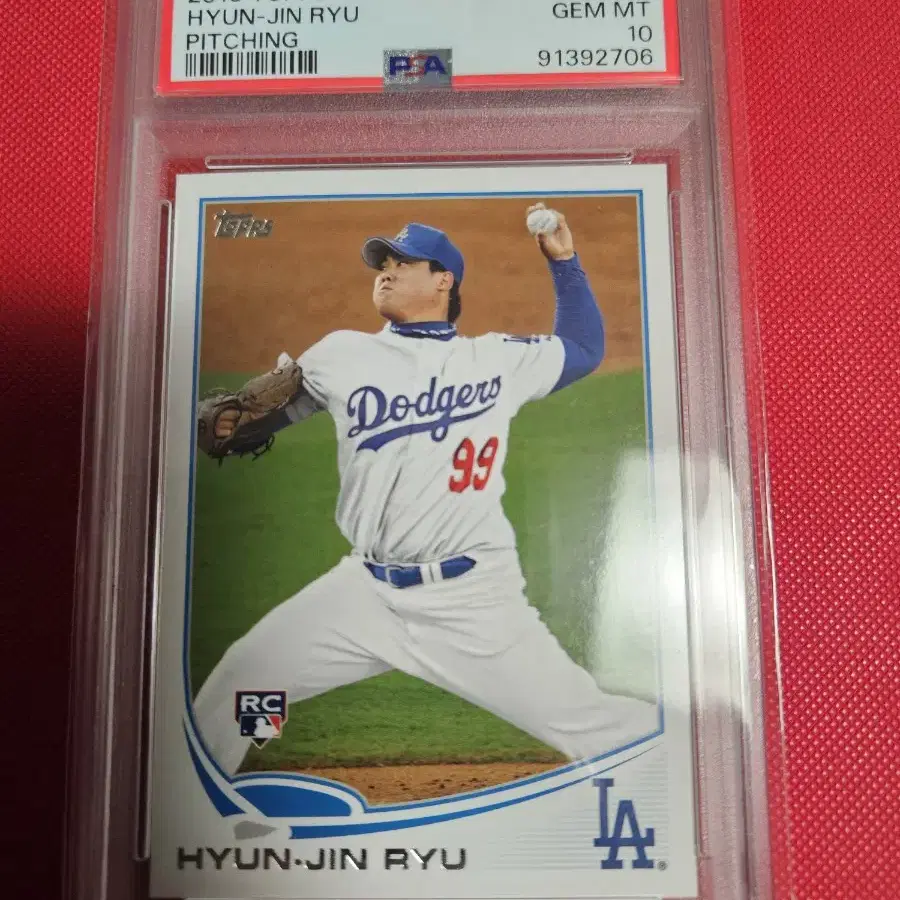 류현진 2013 Topps PSA 10등급 루키 카드