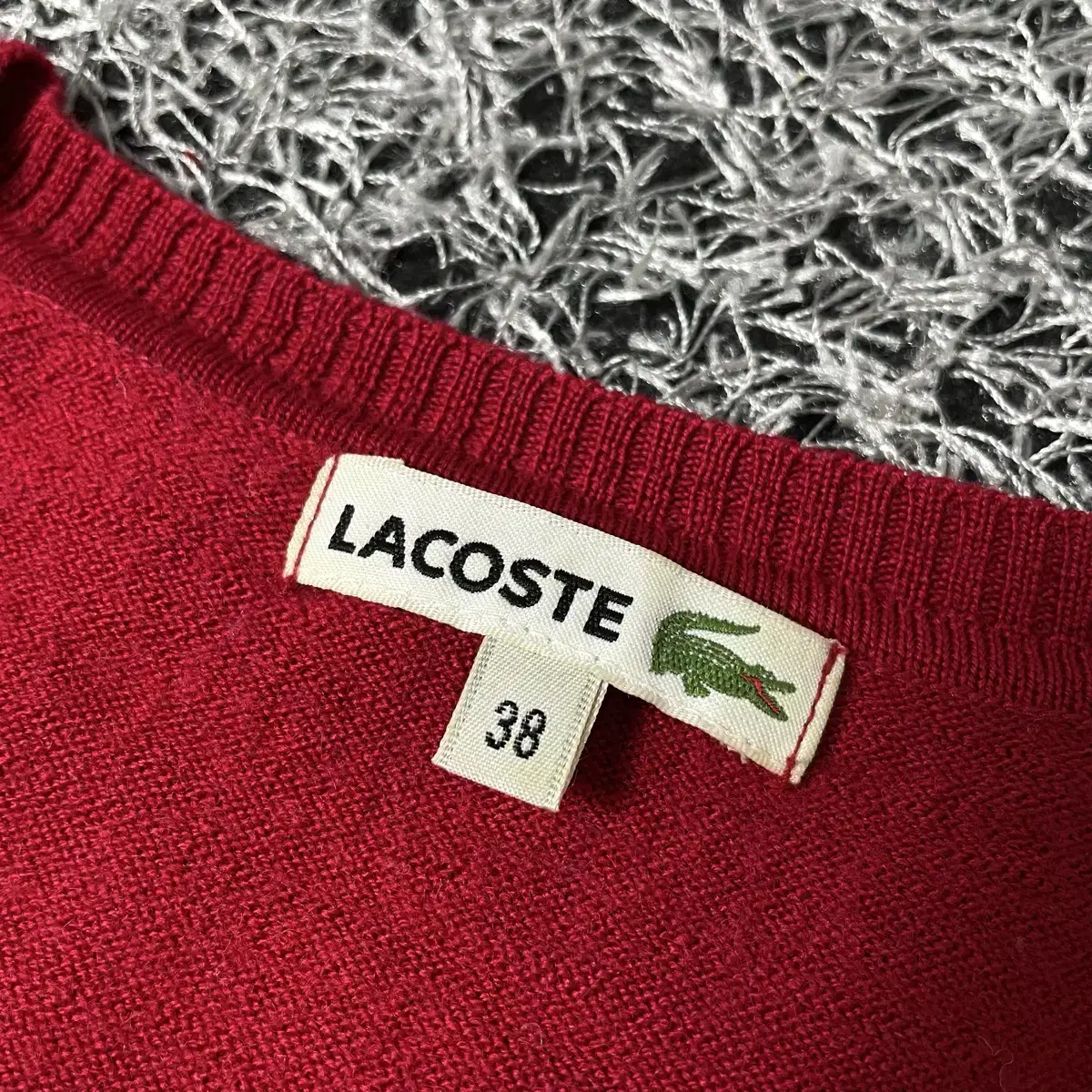 LACOSTE 라코스테 여성 울 니트 가디건