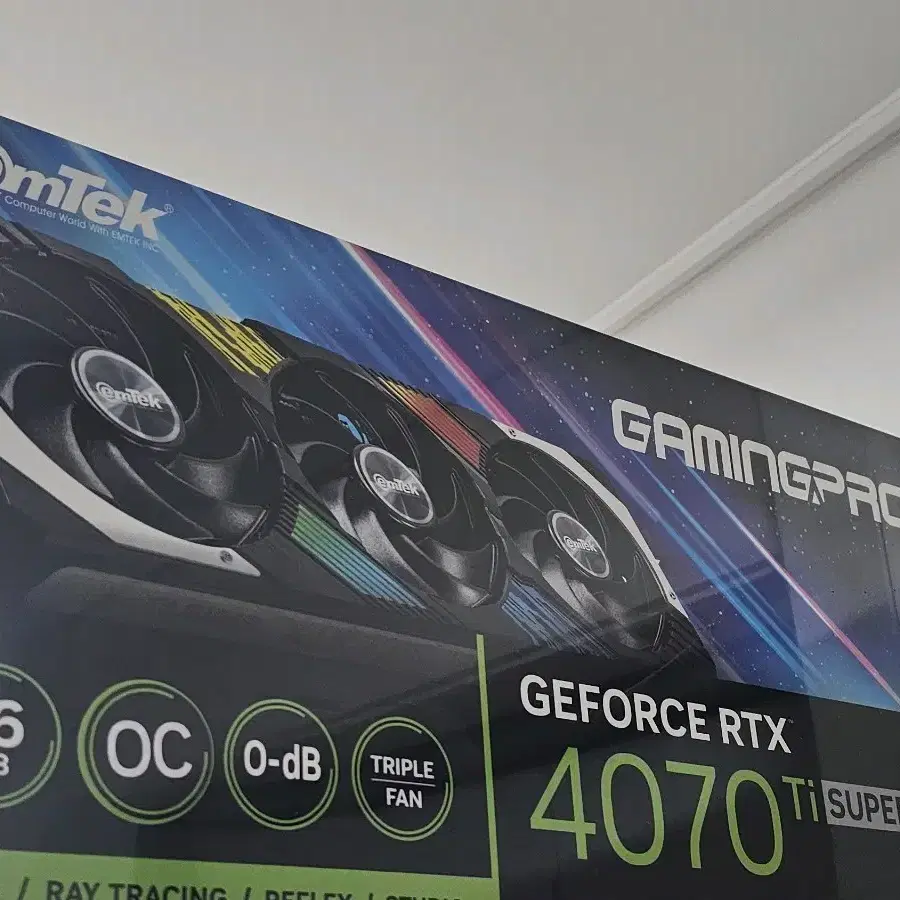 그래픽카드 rtx 4070 ti super 미개봉 새제품