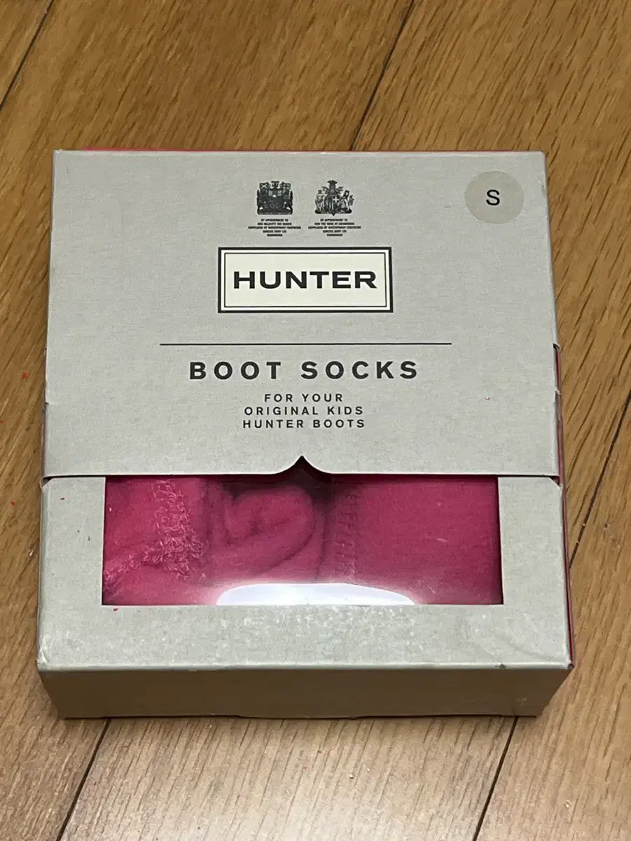 HUNTER KIDS BOOT SOCKS 핑크색 S 사이즈 팝니다