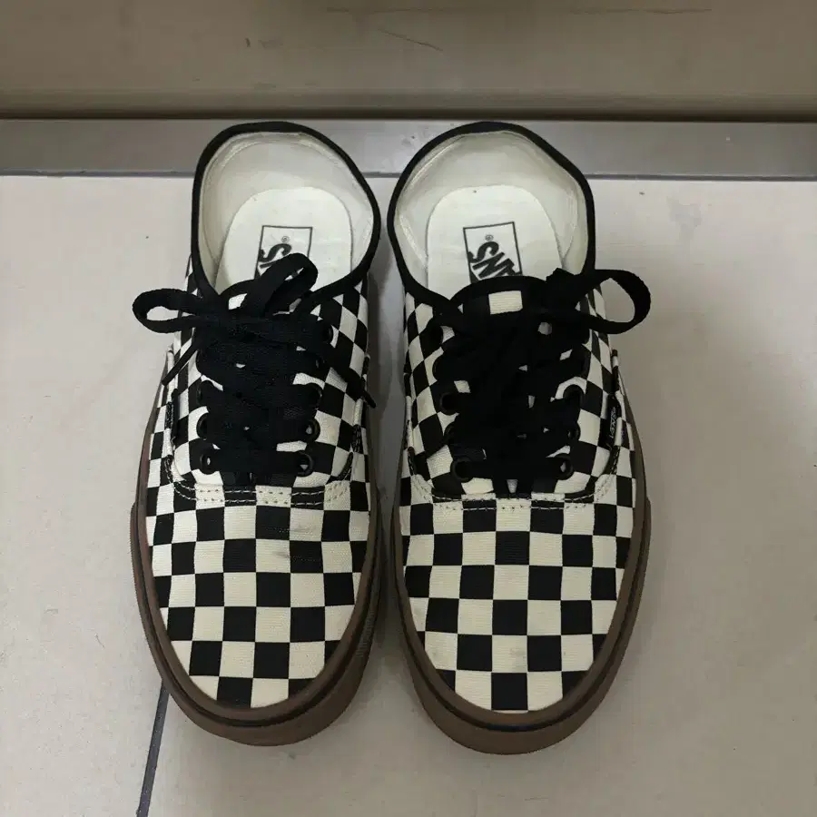 Vans 반스 체커보드 블랙 265