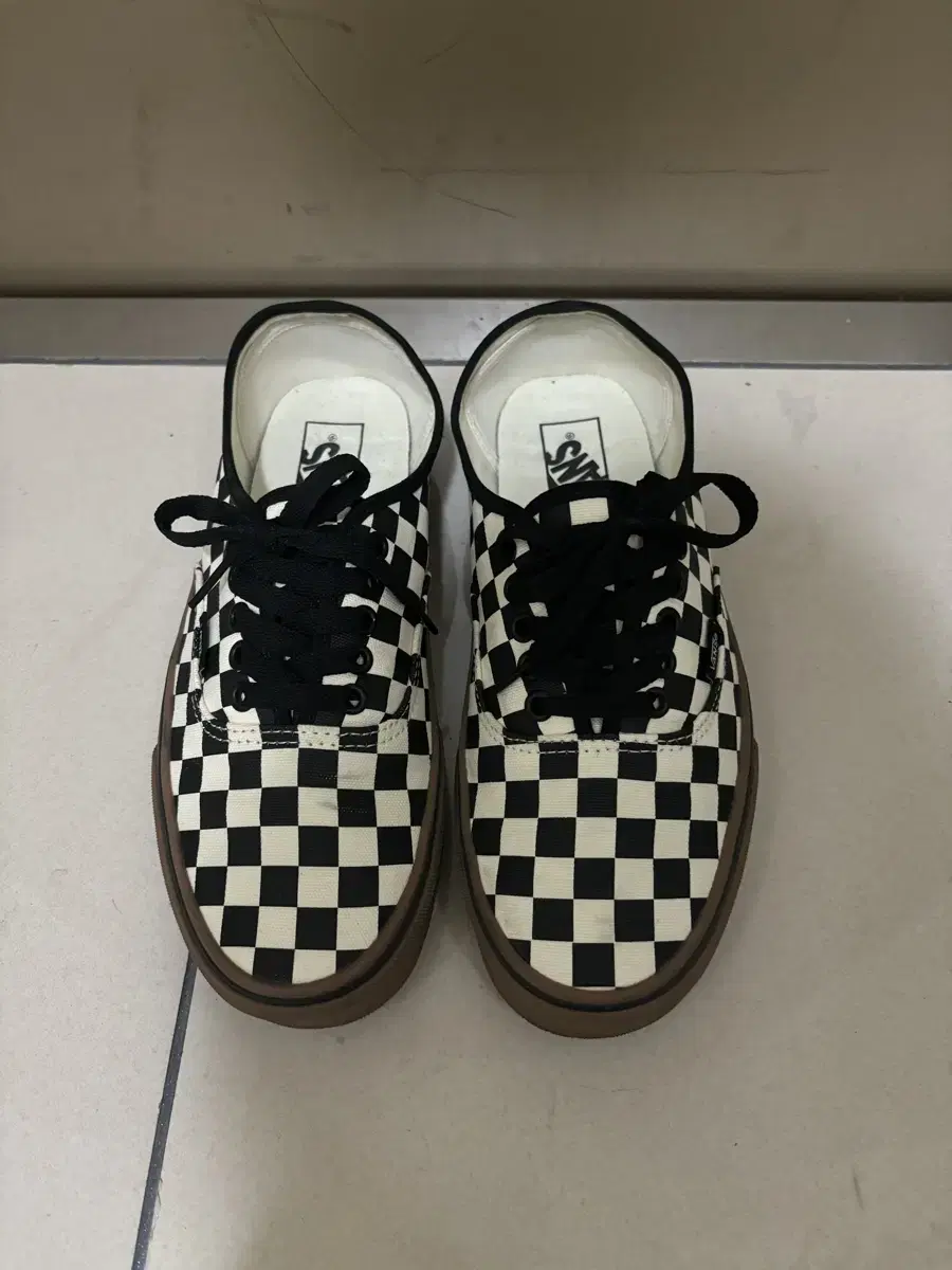 Vans 반스 체커보드 블랙 265