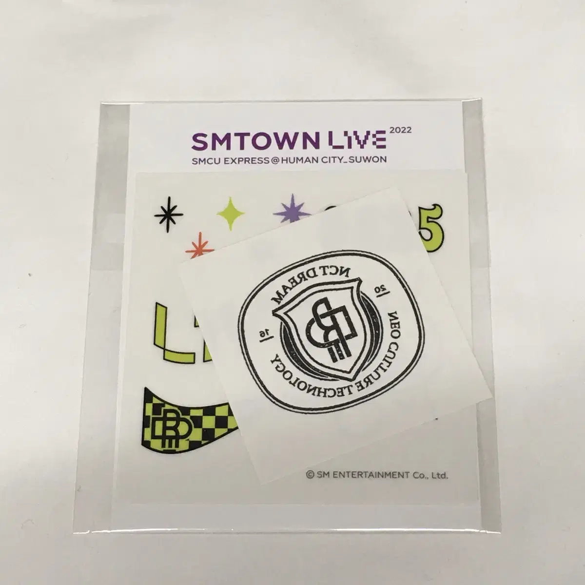 sm town ar 타투 스티커 천러 포카