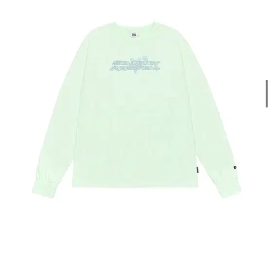 Glitter Cyberpunk L/S Tee Pale Mint