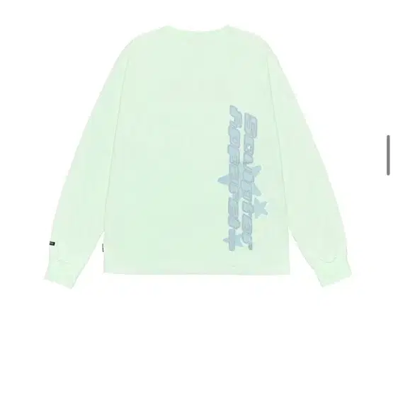 Glitter Cyberpunk L/S Tee Pale Mint