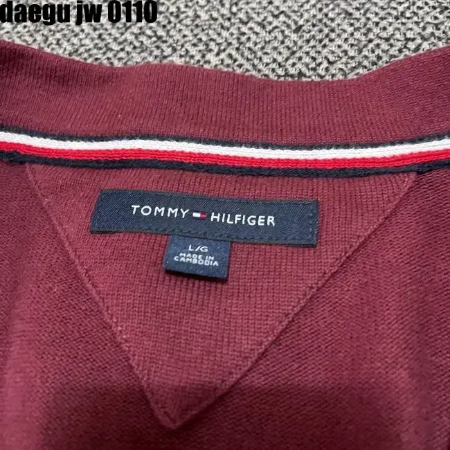 L/G TOMMY HILFIGER CARDIGAN 타미힐피거 가디건