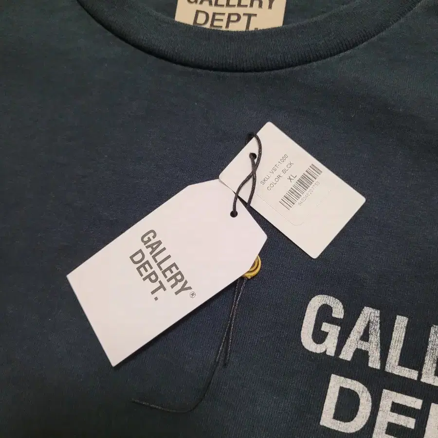 Gallery Dept 수베니어 티셔츠_블랙 XL