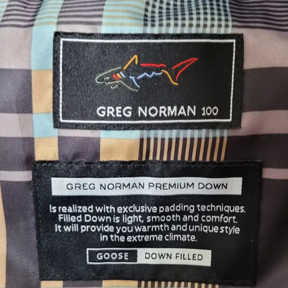 그렉노먼 GREG NORMAN 야상패딩 구스다운 남성용 100(L)