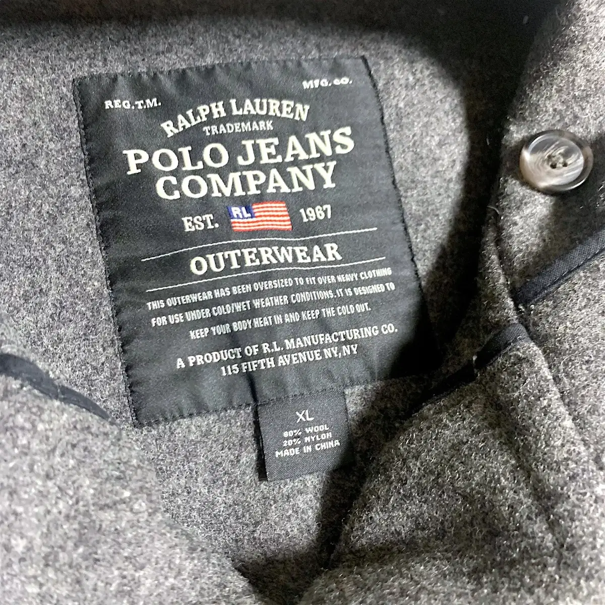 [XL] Polo jeans company duffle coat