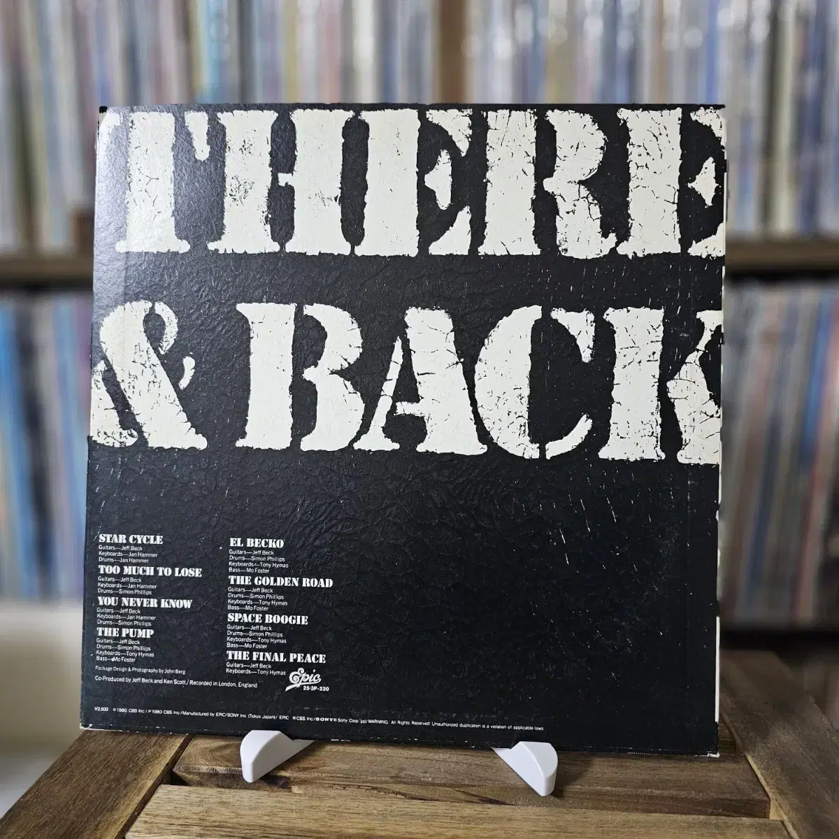 Jeff Beck - 4집 There & Back LP