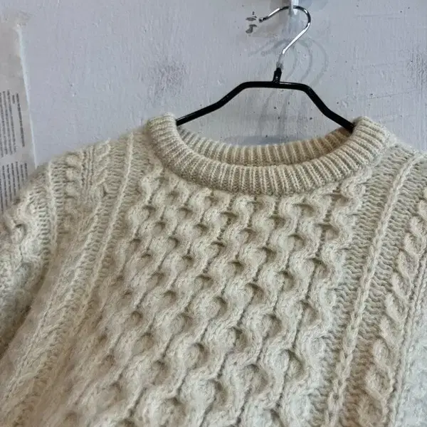 Cottage Knitwear 영국제조 아란 피셔맨 니트