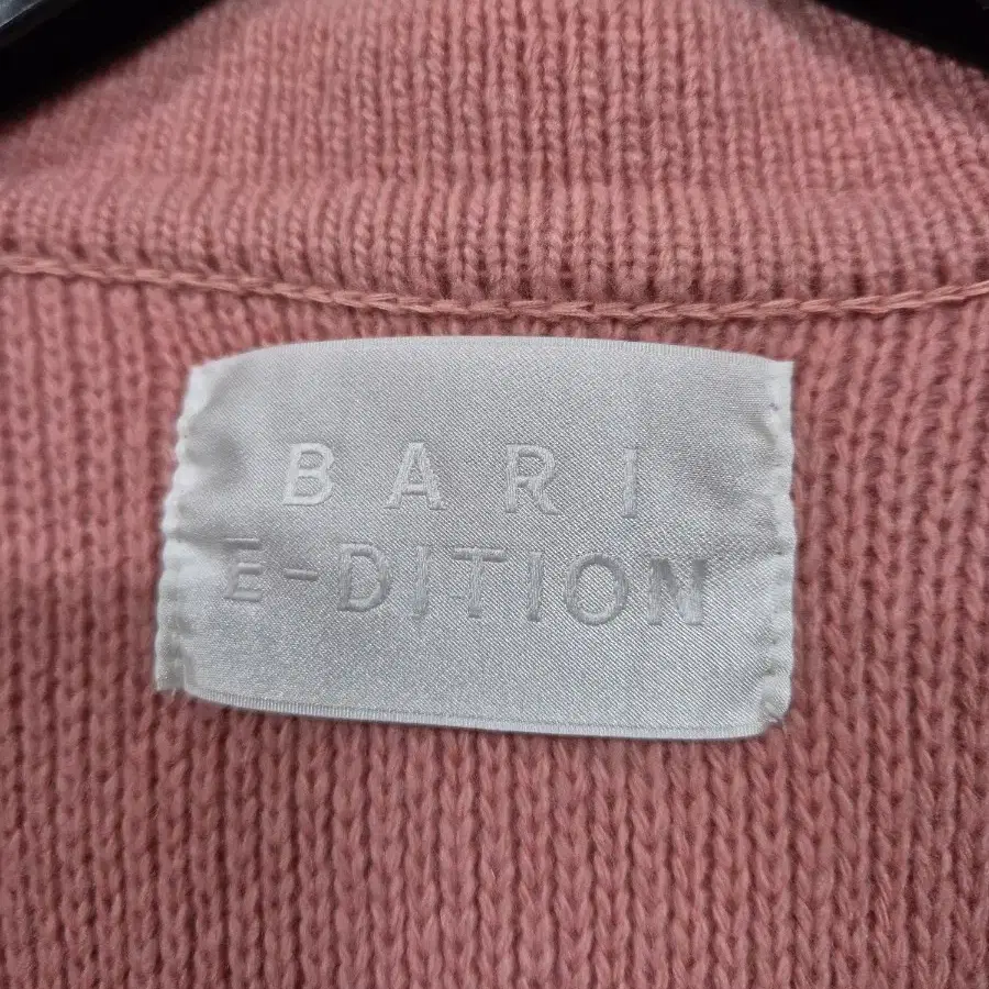 BARI EDITION 핑크 니트코트 프리