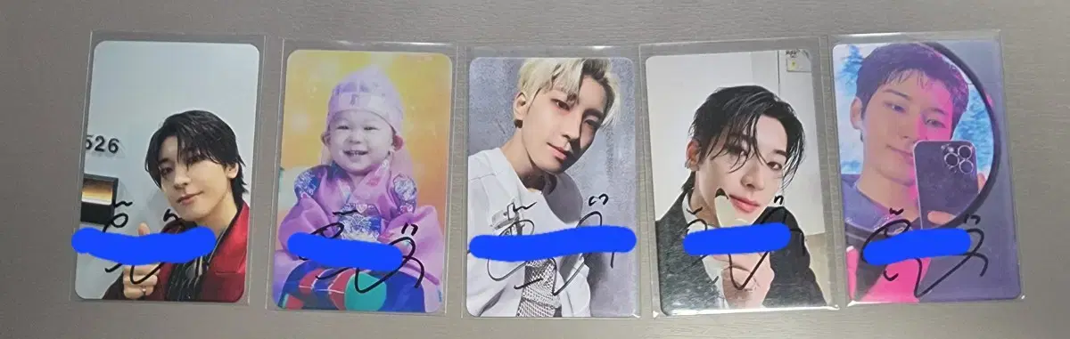 SEVENTEEN wonwoo sign photocard Hand-signed photo card WTS