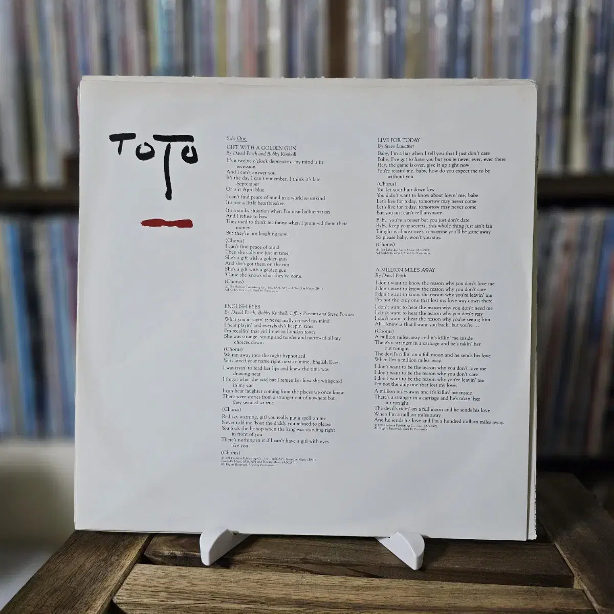 ToTo - 3집 Turn Back LP