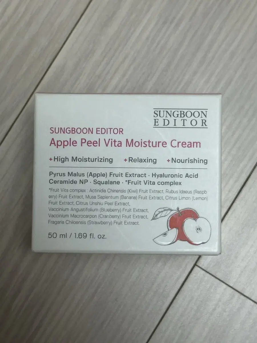 Unsealed)IngredientsEditor Apple Peel Vita Moisturizing Cream