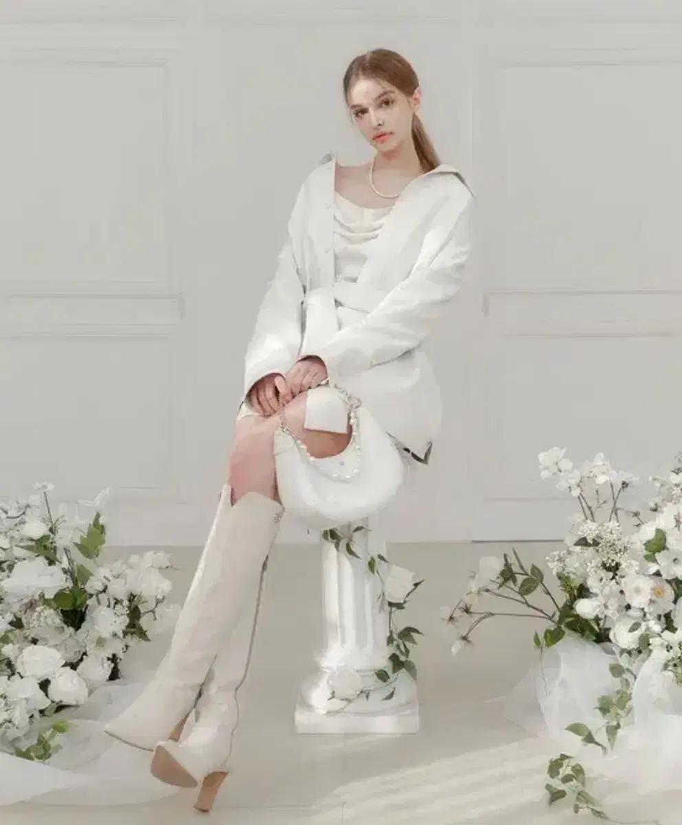 Grace U Leather Jacket ONEPIECE Set