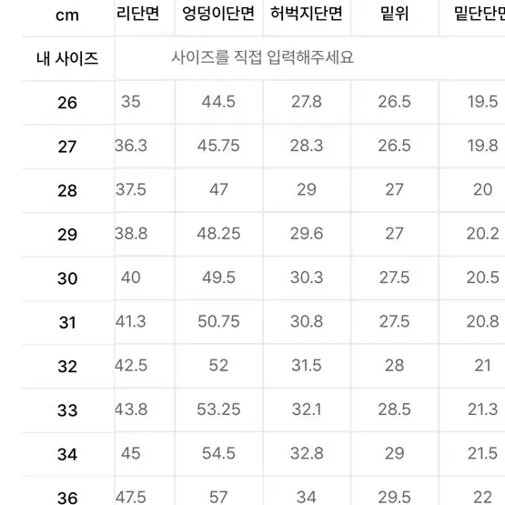 스트레이트 히든 밴딩 슬랙스 [베이지] 30사이즈