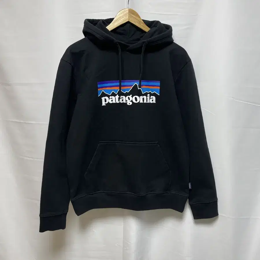 Patagonia 파타고니아 P-6 로고 프린팅 후드티 M