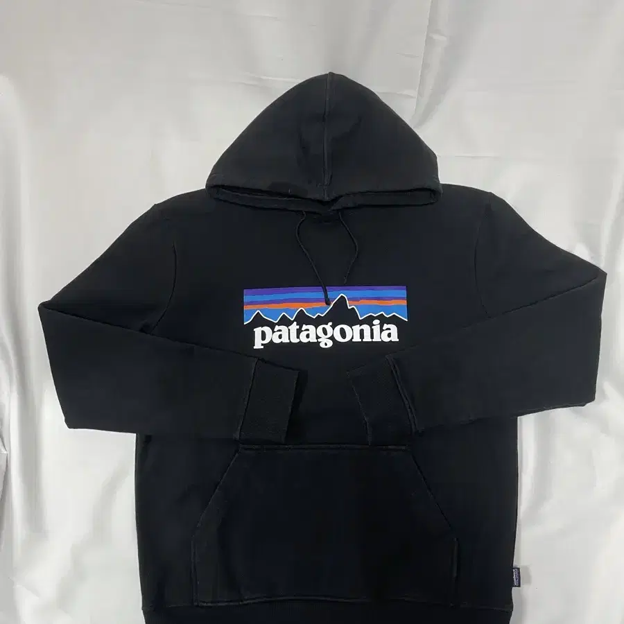 Patagonia 파타고니아 P-6 로고 프린팅 후드티 M