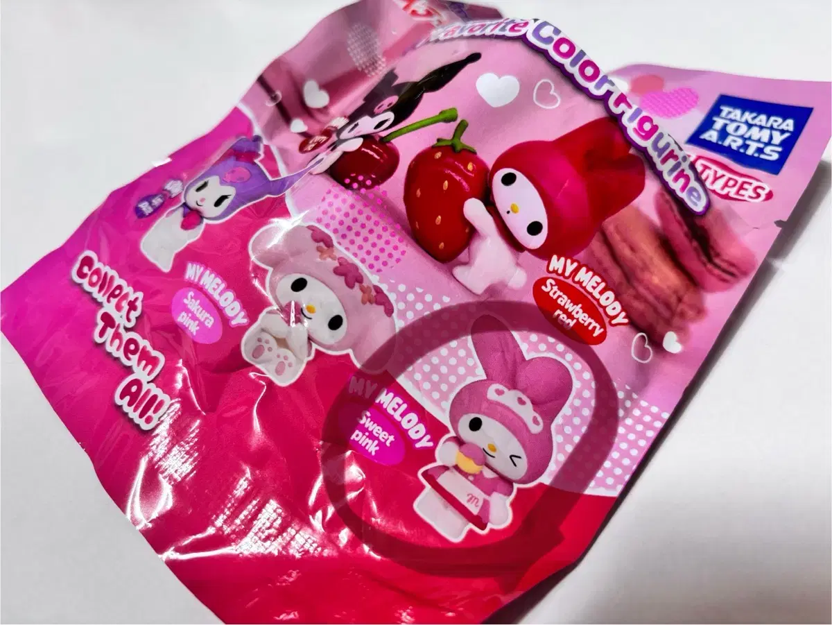 My Melody Kuromi Favorite Color Figure Sweet Pink