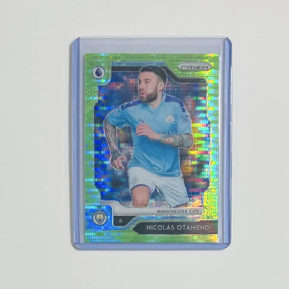 맨시티 오타멘디 2019-20 EPL PRIZM 라임그린 /5