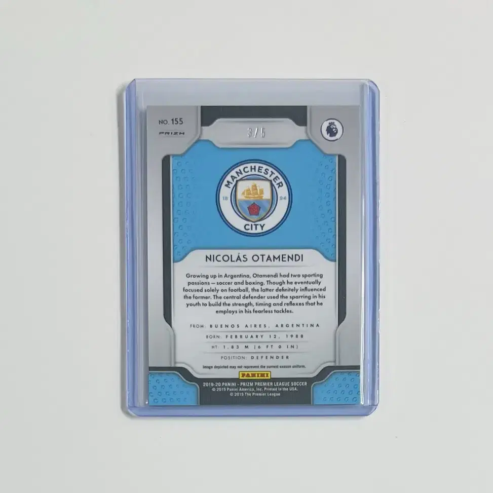 맨시티 오타멘디 2019-20 EPL PRIZM 라임그린 /5