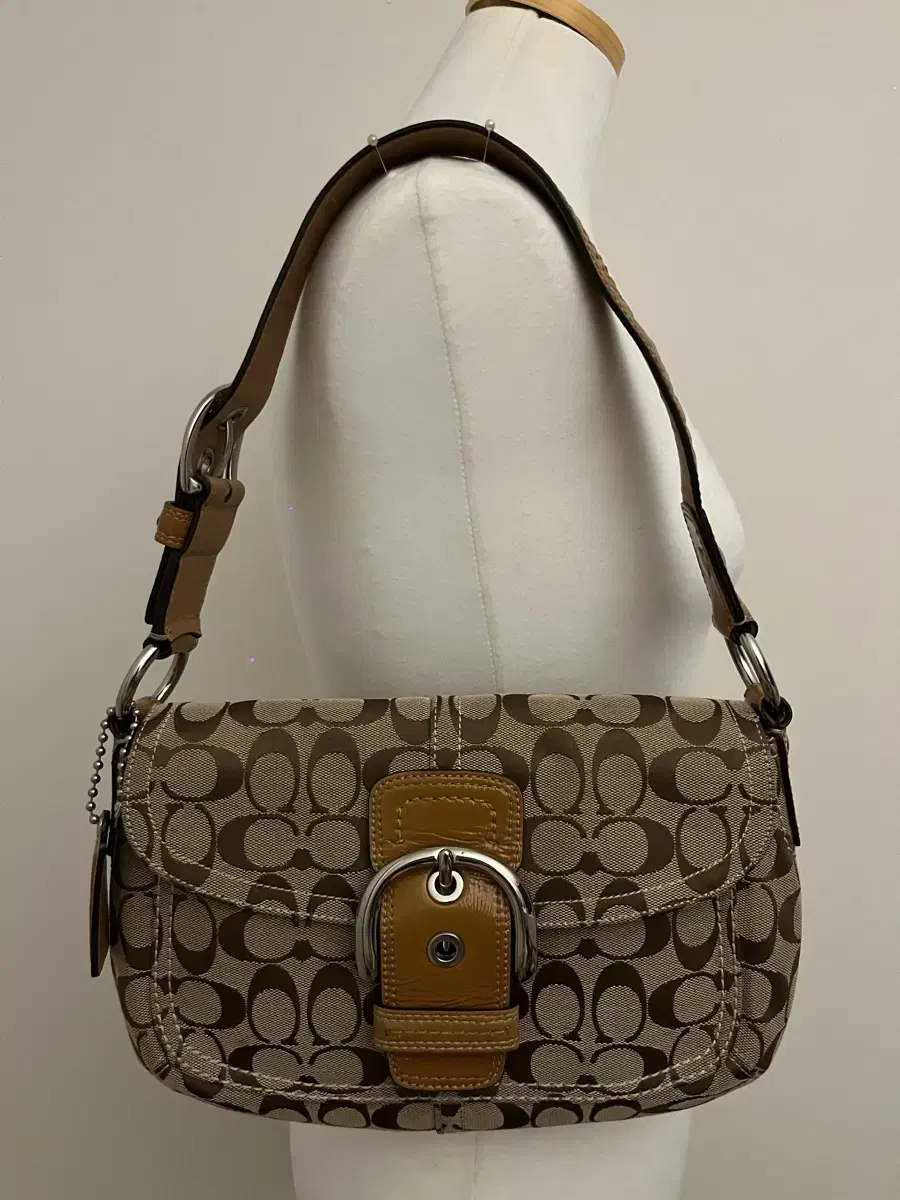 COACH orange Basic Shoulder Bag