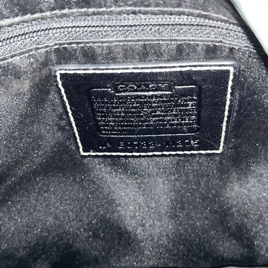 coach gray&black shoulder bag