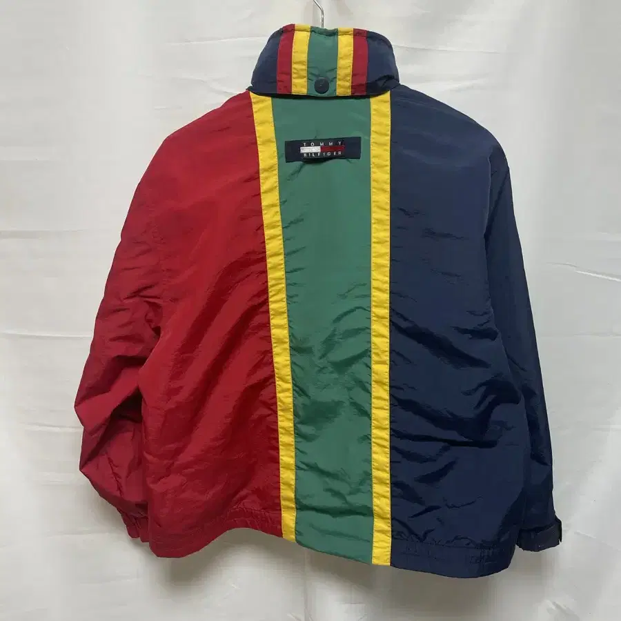 Tommy Hilfiger 타미힐피거 컬러블록 바람막이 자켓 L