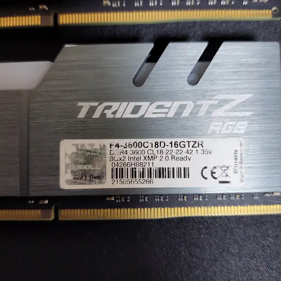 컴퓨터 램 지스킬 DDR4 16GB