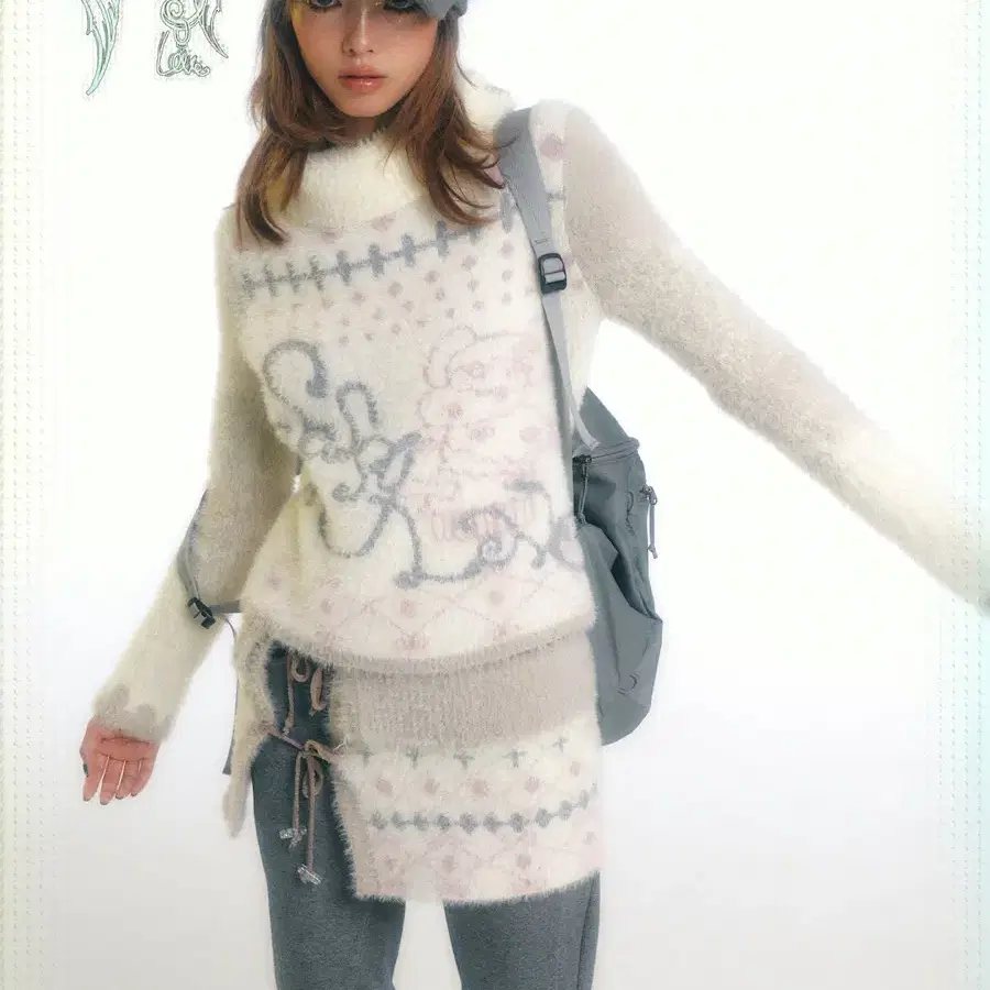 Sassylove ice cream knit sweater