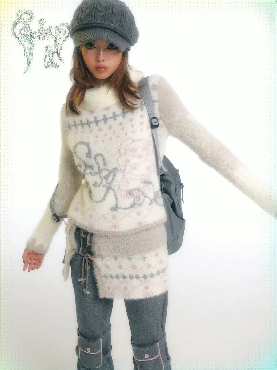 Sassylove ice cream knit sweater