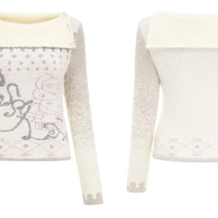 Sassylove ice cream knit sweater