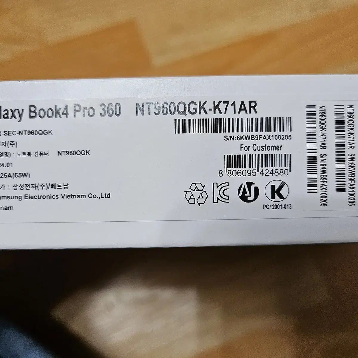 갤럭시 북4 프로 360 1TB, 32GB 팝니다.