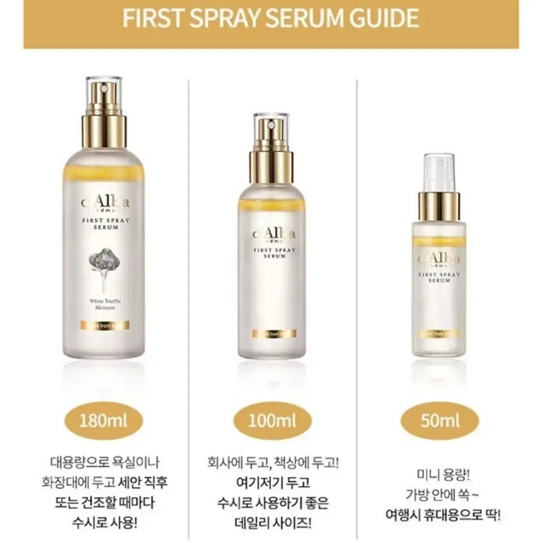 달바 화이트 트러플 퍼스트 스프레이 세럼 50ml