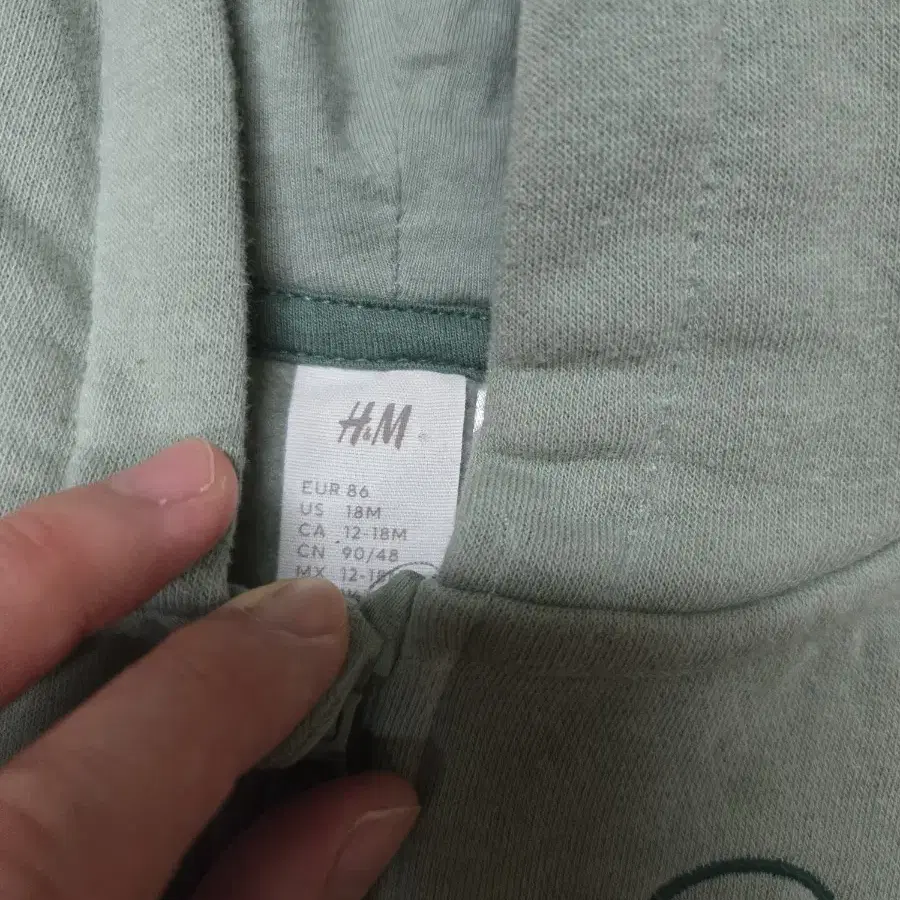 (90) H&M 미키마우스 후드집업