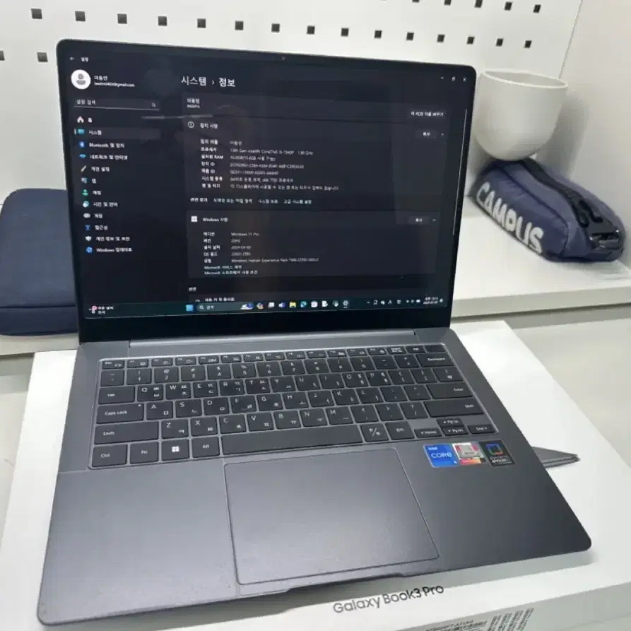 갤럭시북3 프로 NT940XFT-A51AG 14인치 노트북