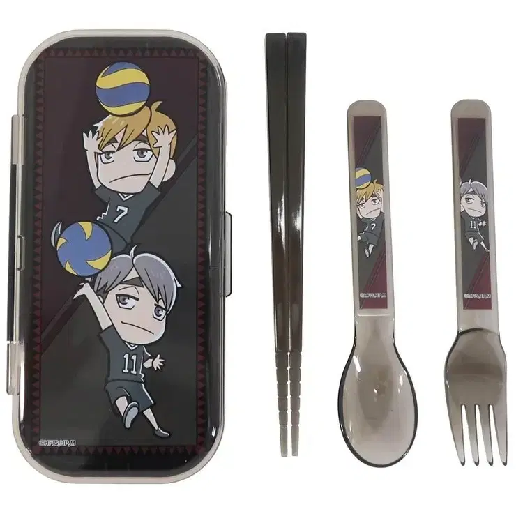 Haikyuu Clear Cutlery Set? Tableware Set Miyaji Atsumu, Miyaji Osamu Sell