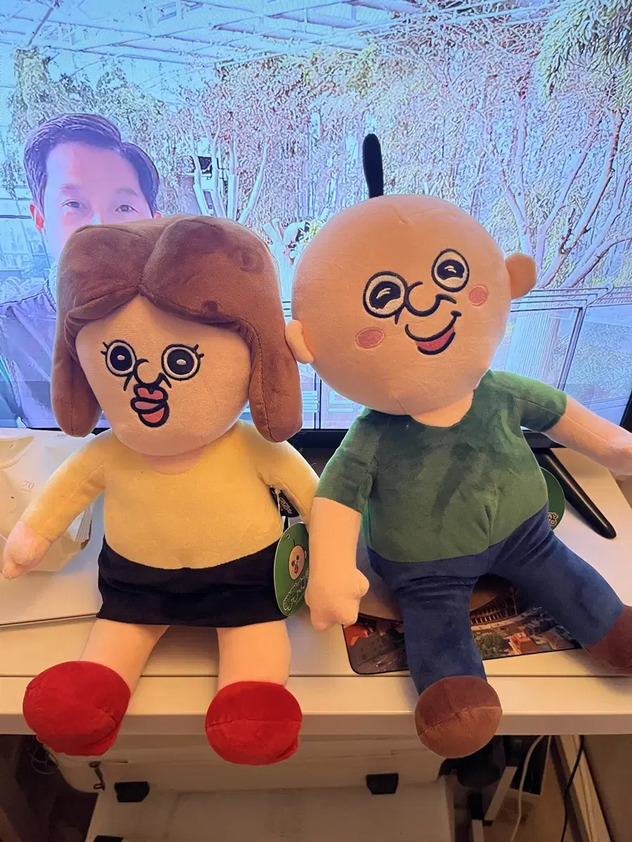 빵빵이 인형 , 옥지 인형, 빵빵이 옥지 커플 세트