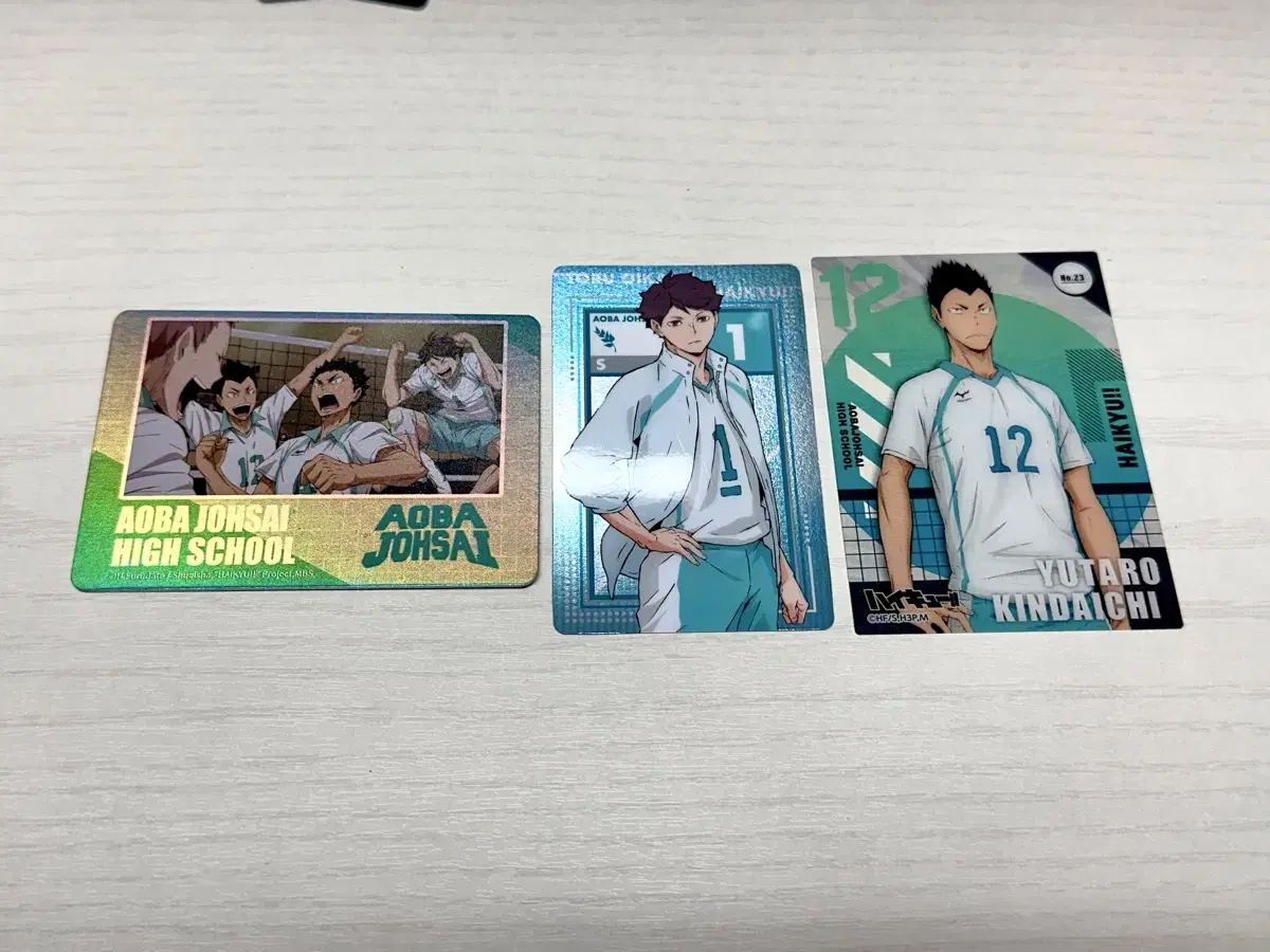 Haikyuu Aoba Josai Oikawa Kindaiichi Trading Hard Photo Card Clear Card