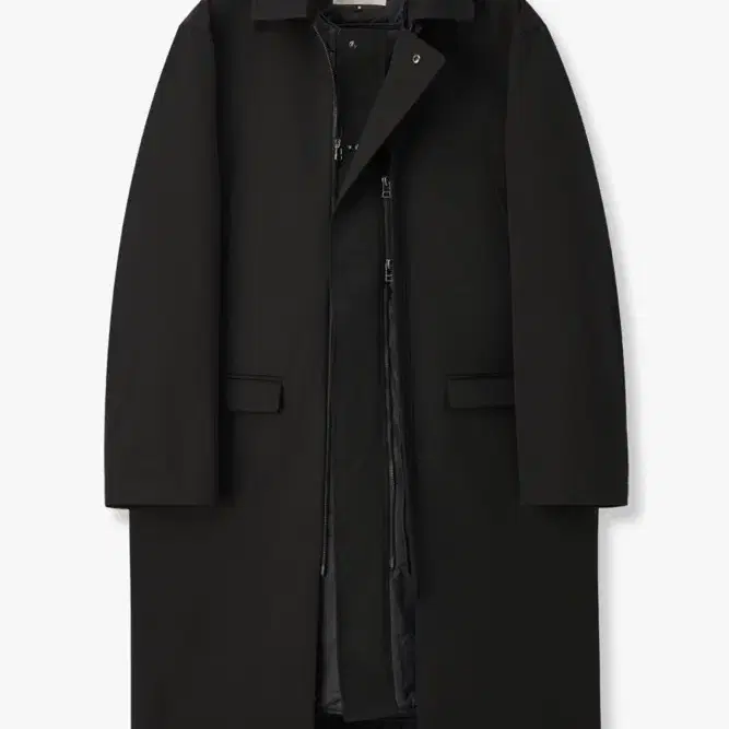 이얼즈어고 맥코트 L BLACK TRANSFORM 2PC MAC COAT