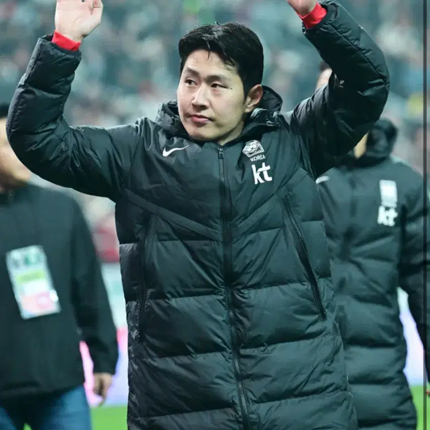 한국 나이키 대한민국 축구 국가대표 롱패딩