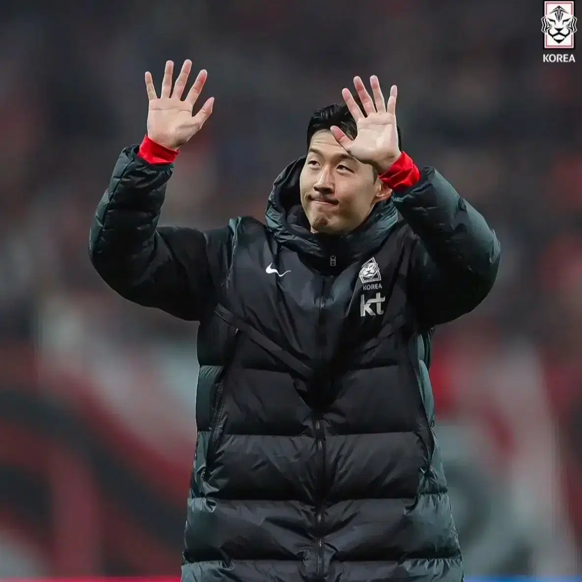 한국 나이키 대한민국 축구 국가대표 롱패딩